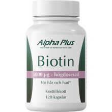 Alpha Plus Biotin 120 kapslar