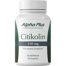 60 kapslar - Alpha Plus Citikolin 250mg
