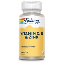 Vitamin C, D & Zink 30 kapslar