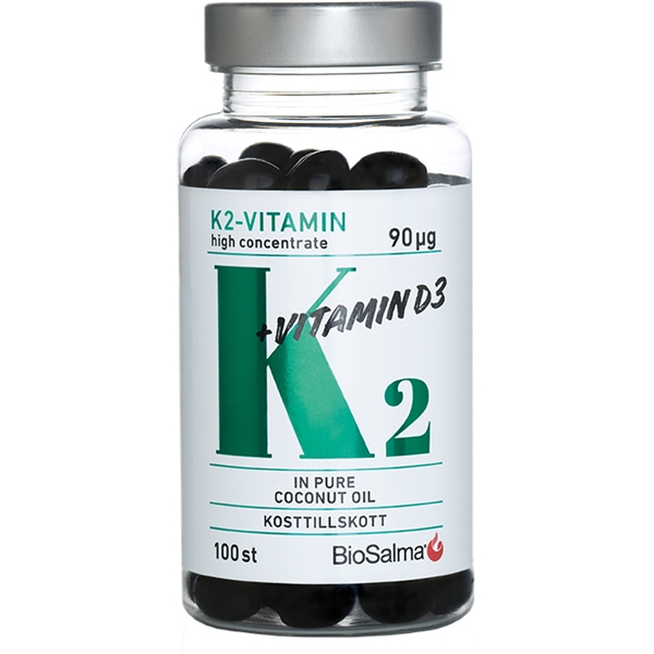 BioSalma K2 90µg + D3-vitamin 25µg