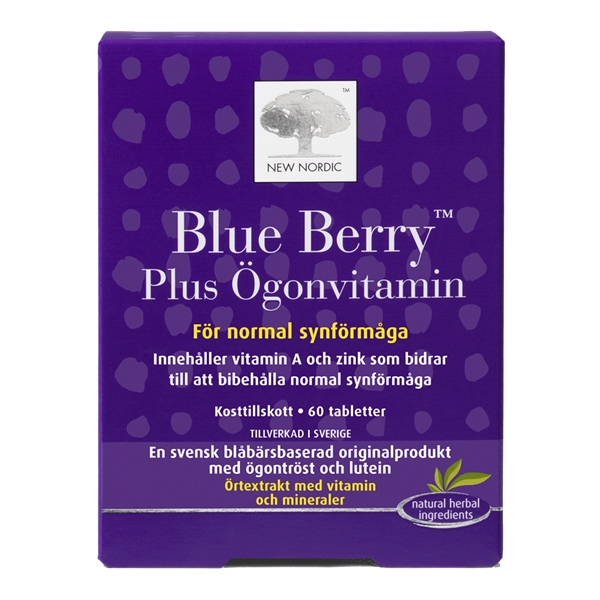 New Nordic Blue Berry Plus Ögonvitamin (Billede 1 af 2)
