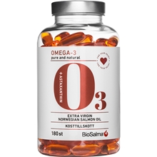 180 kapslar - BioSalma Omega-3 Salmon Oil 1000mg