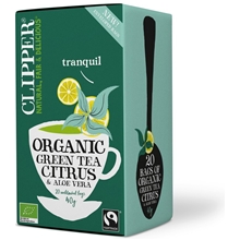 Clipper Green Tea Citrus Aloe Vera 20 påse(ar)
