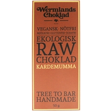 50 gram - WerChoklad RAW Kardemumma