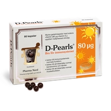 D-pearls 80 µg 80 kapslar