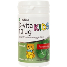 90 tabletter - D-vita KIDS 10mcg