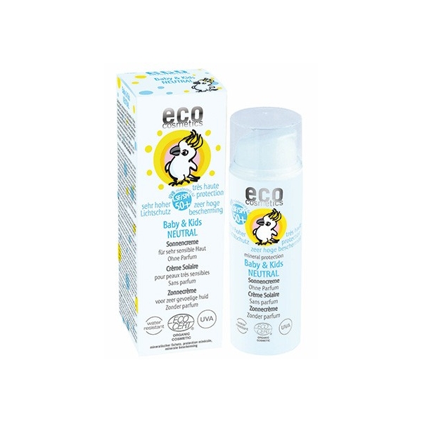 eco cosmetics solkräm baby neutral spf 50