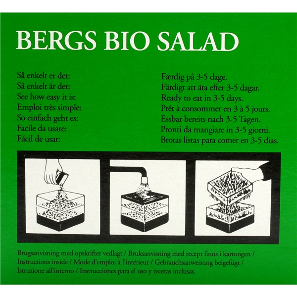 Groddapparat Bergs Bio Salad (Billede 2 af 4)