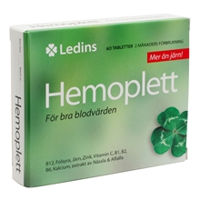 60 tabletter - Hemoplett