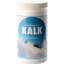 200 tabletter - Mjölksyrad kalk