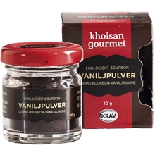 10 gram - Khoisan Gourmet Bourbon Vaniljpulver EKO