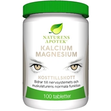 100 tabletter - Kalcium Magnesium+D-vitamin