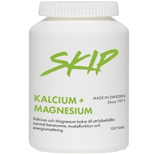 100 tabletter - Kalcium Magnesium