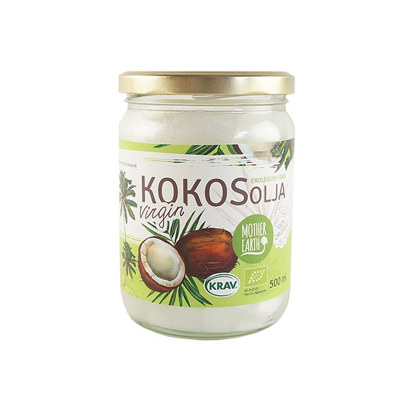 Kokosolja Virgin RAW KRAV