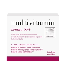 90 tabletter - Multivitamin till kvinnor +55