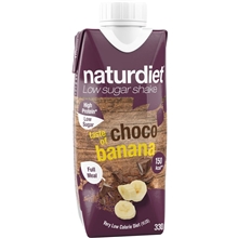 330 ml - Chocolate/Banana - Naturdiet Shake