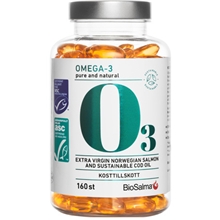 160 kapslar - Miljömärkt Omega-3 pure and natural