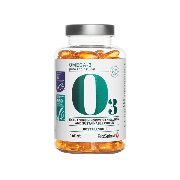 Miljömärkt Omega-3 pure and natural (Billede 1 af 3)