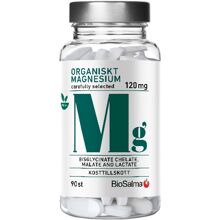 Biosalma Organiskt Magnesium 120mg