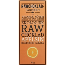 50 gram - Appelsin - Rawchoklad