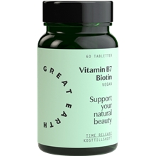 60 tabletter - Vitamin B7- Biotin 1000mcg