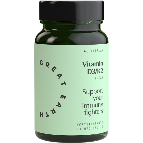 Great Earth Vitamin D3/K2 2000 IE
