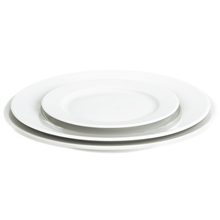 22 cm - Hvid - Sancerre Tallerken Flad