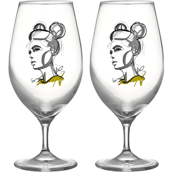Ølglas All About You Pakke med 2 stk. (Billede 1 af 2)