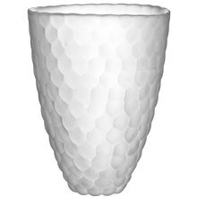 20 cm - Frostet - Hindbær Vase Frostet