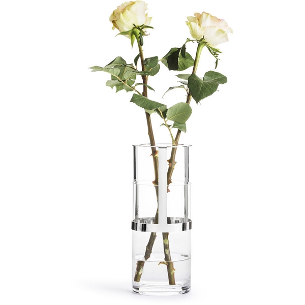 Hold Lysestage/Vase Medium Sølv (Billede 3 af 3)
