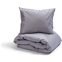 Sæt Sengetøj Manchester Satin Light Grey
