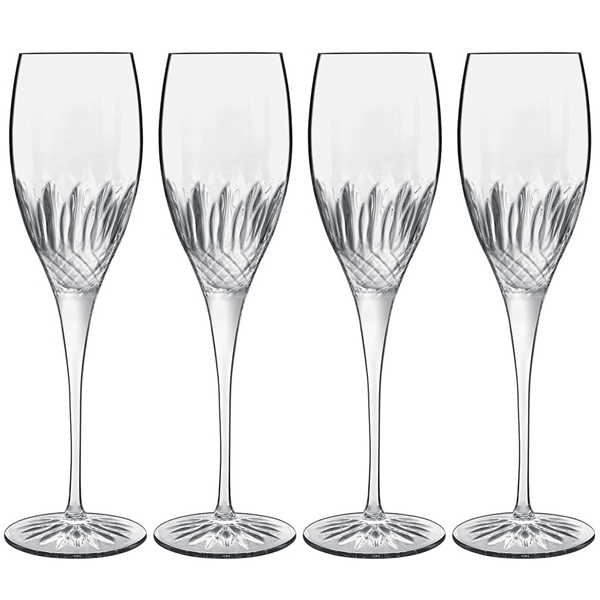 Diamante Champagneglas Pakke med 4 stk.