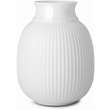 Curve Vase 17,5 cm Hvid