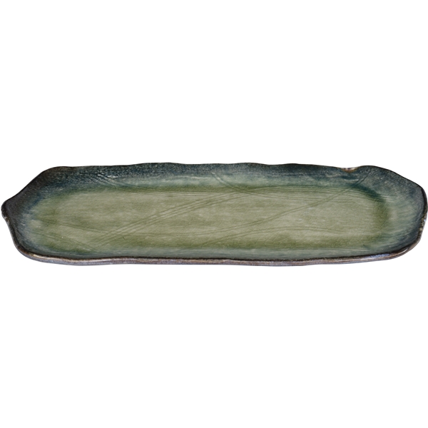 Yamasaku Plate Glassy Green 35,5 x 16 cm