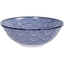 Nippon Blue Soba Bowl 21 cm Waves