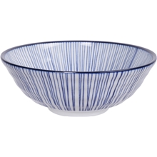 Nippon Blue Soba Bowl 21 cm Lines