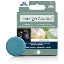 Yankee Candle Car Powered Diffuser Refill Clean Cotton