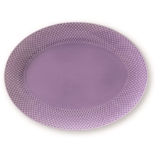 Rhombe Color Oval Serveringsfad Lyslilla