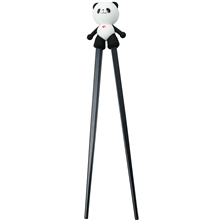 Children Chopsticks 22 cm 1 st Panda Black