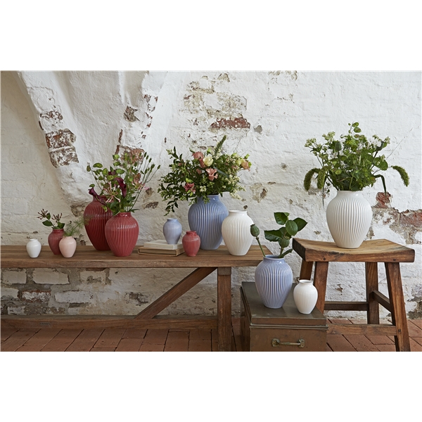 Knabstrup Vase Riller 27 cm (Billede 3 af 3)