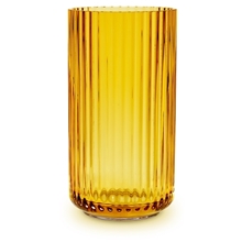 Lyngbyvasen Glas Amber Amber 38 cm
