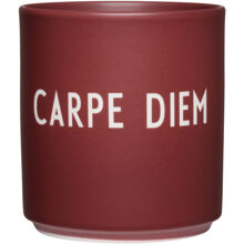 Design Letters Favoritkop Carpe Diem / Burgundy