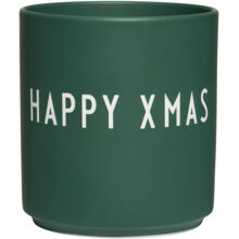 Design Letters Favoritkop Happy Xmas / Dark Green