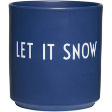 Design Letters Favoritkop Let it snow / Midnight Blue