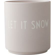 Design Letters Favoritkop Let it snow / Pastel Beige