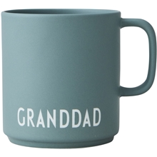 Granddad / Dusty green - Design Letters Favoritkop med Hank