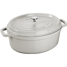 White truffle - Staub Oval Gryde 4,2 liter