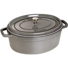 Grå - Staub Oval Gryde 6,7 liter