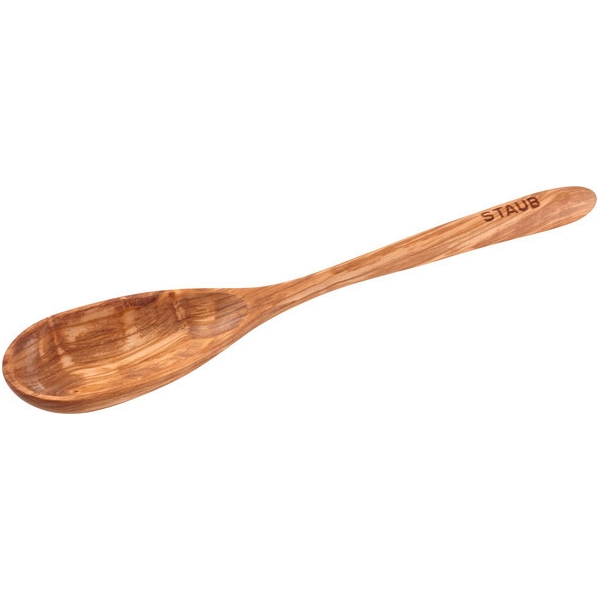 Staub Ske i Oliventræ 31 cm (Billede 2 af 5)