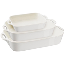 Ivory white - Staub Ovnfaste Fade 3 Dele